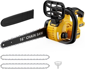 16 Brushless Cordless Chainsaw for Dewalt 20V Battery (Tool Only)