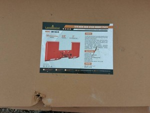 38In Skid Steer Mount Plate
