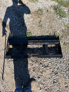 WOLVERINE PALLET FORK FRAME WO HITCH AND HOLES