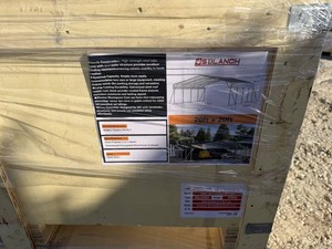 2026 SDLANCH 20x20 FT Steel Carport Garage SDLC2020