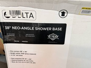 Delta 38 Neo-Angle Shower Base