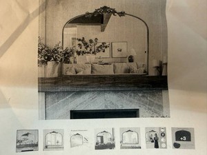 Large Carved Mirror