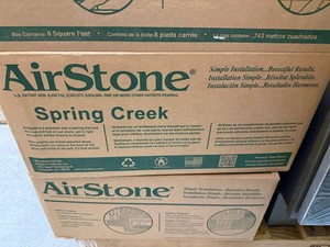6x 8sq Ft  Airstone Spring Creek Primary Wall Stone