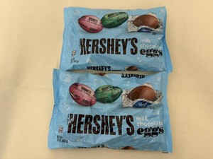 2x 1lb Herseys Milk Chocolate Eggs-92026