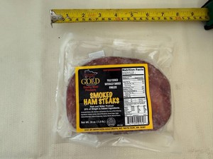 3x 1lb Smoked Ham Steaks(2per pgk)