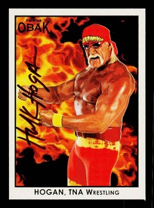 Hulk Hogan Autograph 2010 Obak Tri-Star #N9 Wrestling Card