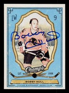 Bobby Hull Autograph Hockey Card