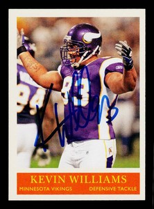 Kevin Williams Autograph Minnesota Vikings Football Card