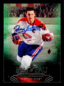 Jean Beliveau Autograph Hockey Card