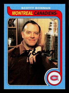 Scotty Bowman Autograph Hockey Card