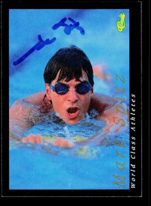 Mark Spitz Autograph Olympic Trading Card