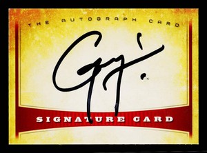 Guy Fieri Autograph Signature Card