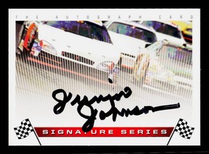 Jimmie Johnson Autograph NASCAR Racing Card