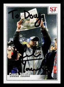 Mike Tomlin Autograph Football Card