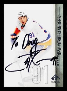 John Tavares Autograph Hockey Card