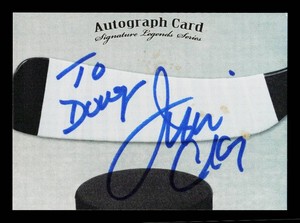 Jim Craig Autograph Hockey Card