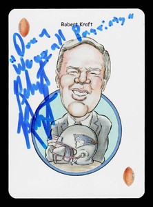 Robery Kraft Autograph New England Patriots Owner