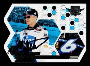 Mark Martin Autograph NASCAR Racing Die Cut Card