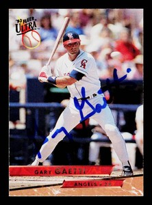 Gary Gaetti Autograph Baseball Card
