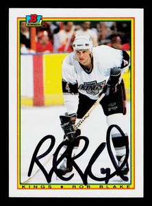 Rob Blake Autograph Hockey Card