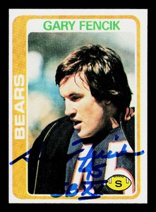 Gary Fencik Autograph 1978 Topps #497 Vintage Football Card