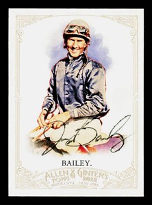 Jerry Bailey Autograph Jockey Card