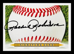 Rachel Robinson (Wife of Jackie Robinson) Autograph Baseball Card