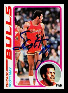Scott May Autograph 1978-79 Topps #115 Vintage Basketball Card