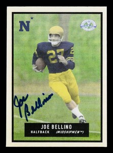Joe Bellino Autograph Football Card
