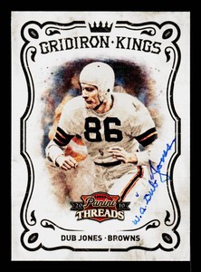 Dub Jones Autograph Football Card