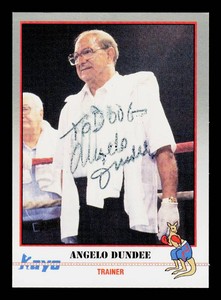 Angelo Dundee Autograph Boxing Card
