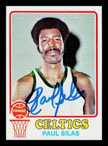 Paul Silas Autograph 1973-74 Topps #112 Vintage Basketball Card