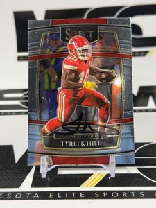 Tyreek Hill Autograph 2021 Select #18 Football Card