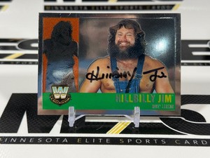 Hillbilly Jim Autograph 2006 Topps Chrome WWE Heritage #77 Wrestling Card