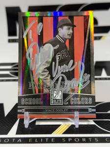 Vince Dooley Autograph 2007 Donruss Elite Extra Edition School Colors #SC-24 Numbered 03251500 Football Card