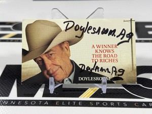 Doyle Brunson Autograph Poker Card