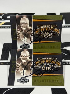 (2) Chris Weinke Autograph Football Cards