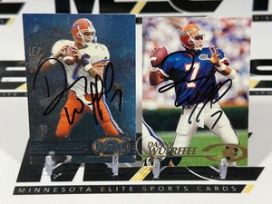 (2) Danny Wuerffel Autograph Football Cards