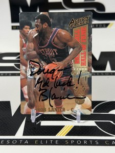 Bob Lanier Autograph Basketball Card