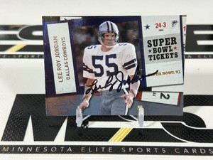 Lee Roy Jordan Autograph Football Card