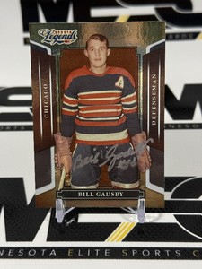 Bill Gadsby Autograph Hockey Card