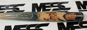 Joe Mauer Autographed Mini Bat - Minnesota Ttwins Baseball
