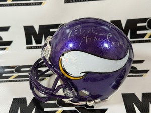 Bud Grant Autographed Mini Helmet - Minnesota Vikings Football