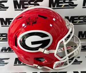 Herschel Walker Autograph w Authenticity University of Georgia Full Sized Replica Football Helmet