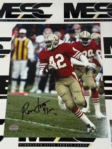 Ronnie Lott Autograph 8x10 Football Photo w Authenticity