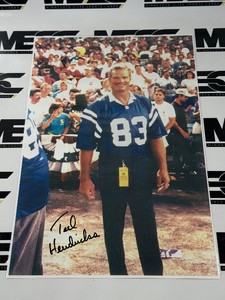 Ted Hendricks Autograph Football Photo