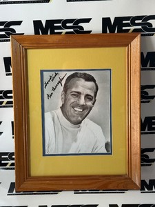 Ara Parseghian Autograph Football Photo Framed