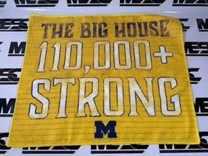 University of Michigan Big House Football Rally Towel