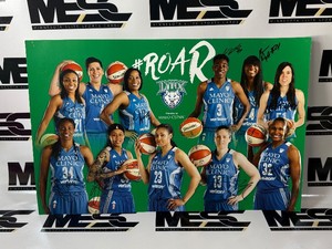 Minnesota Lynx Basketball Team Signed Poster