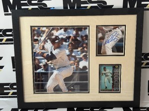 Alex Rodriguez Autograph Framed w Photo and Rookie Card